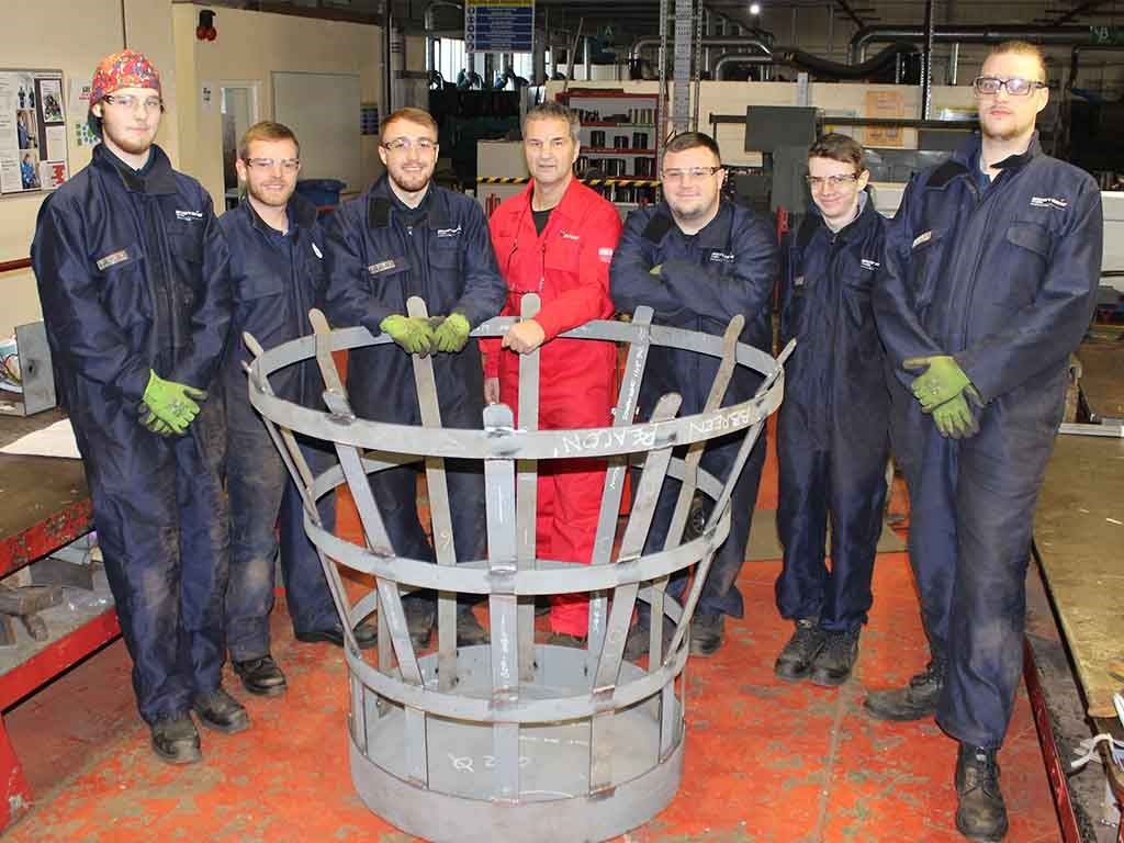 Apprentices Create Beacon of Light to Mark One Hundred Years of Remembrance