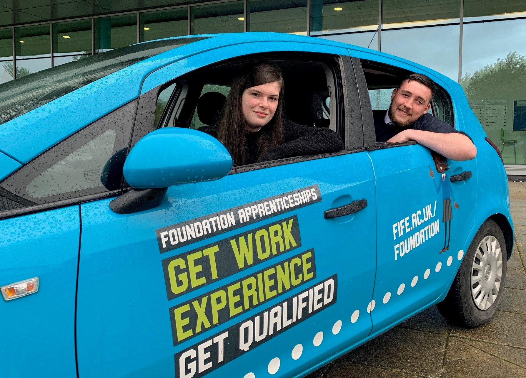 College and Fife Council launch Foundation Apprenticeship car 