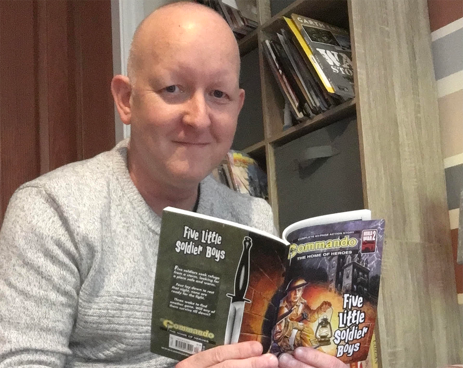 College lecturer Colin’s stories published in Commando comic series 