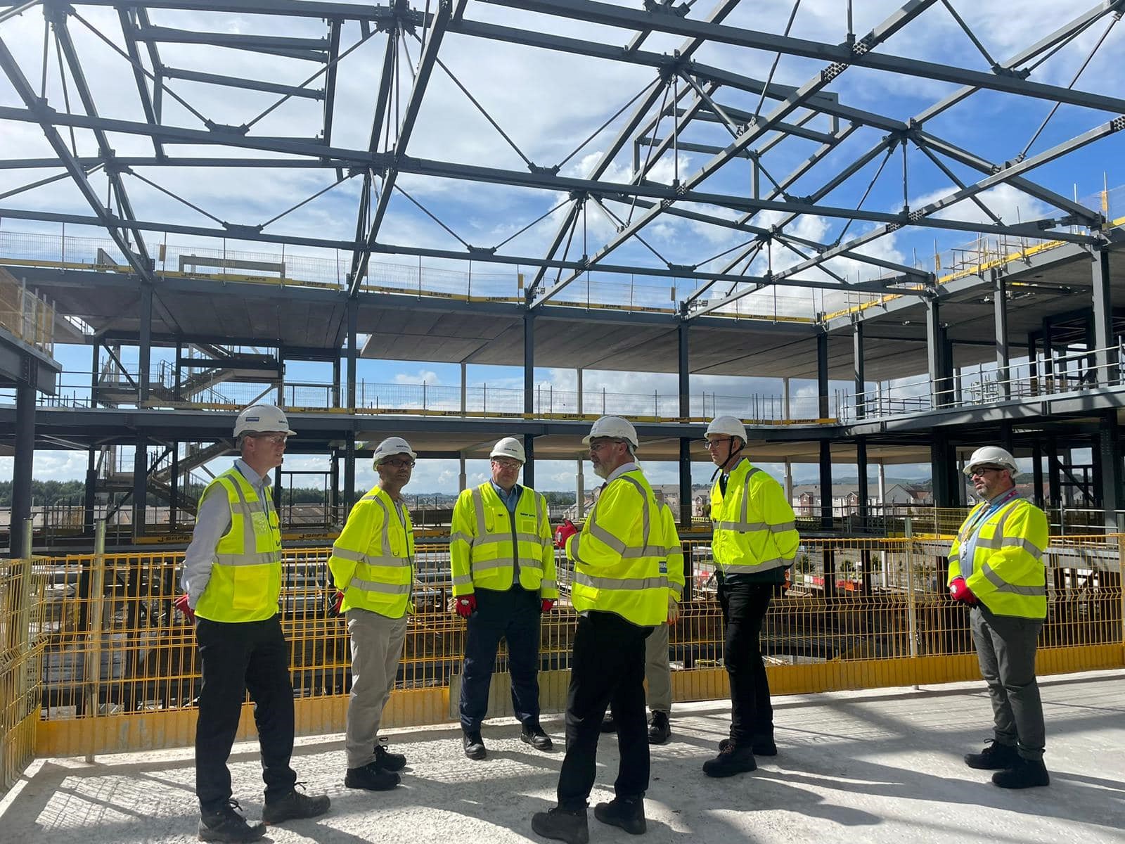 Fife College Principal showcases progress at new Dunfermline Campus to Minister for Higher and Further Education 