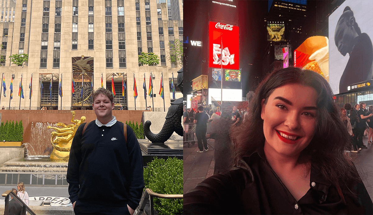 From Fife College to New York City - students benefit from trip of a lifetime!
