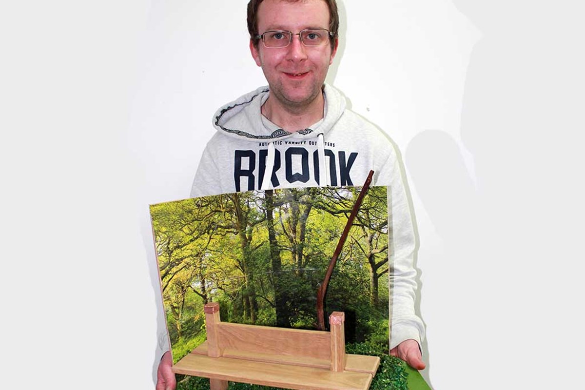 Furniture Students Design Bench for Woodland Trust