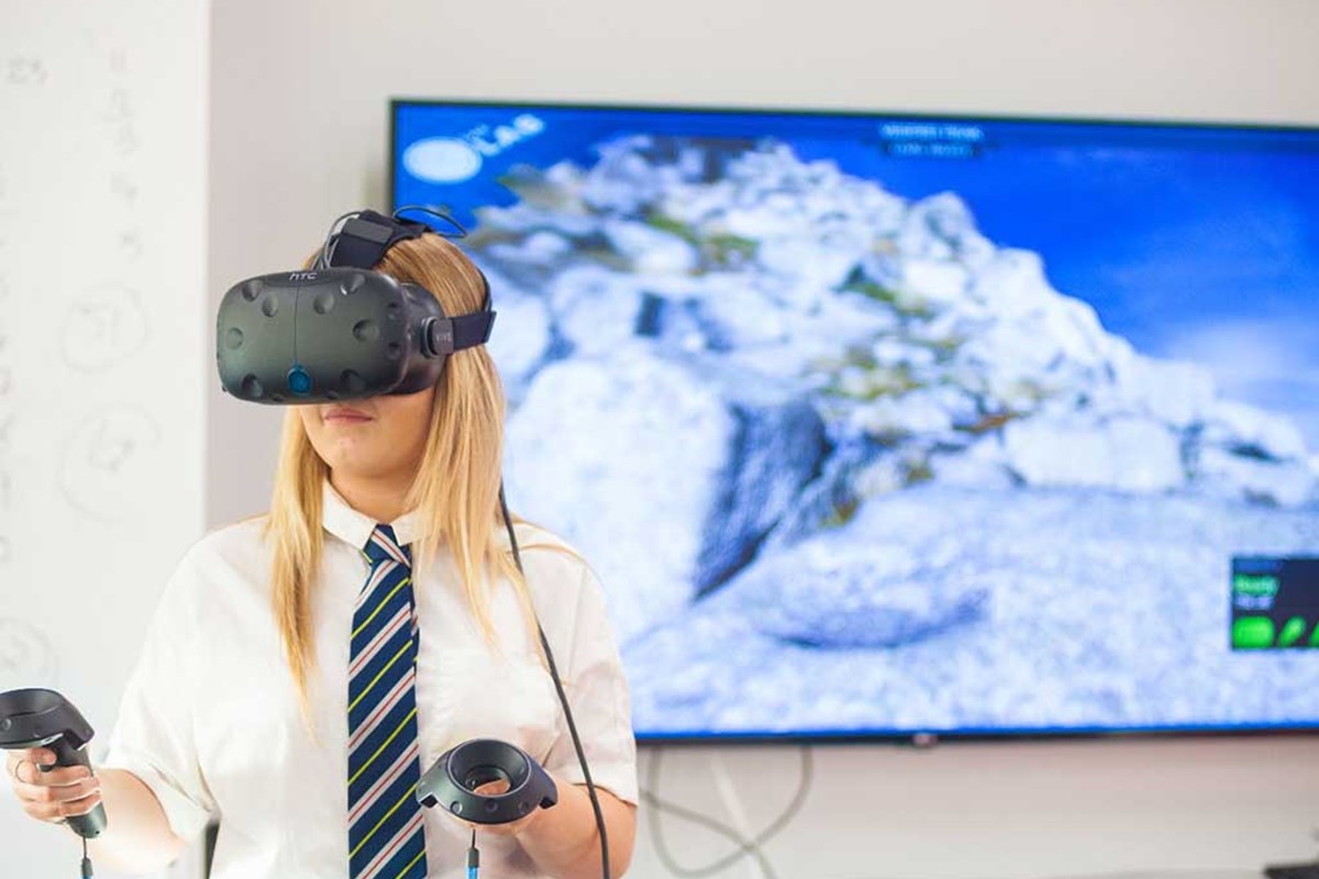 The College now uses VR across a variety of subjects to improve learning