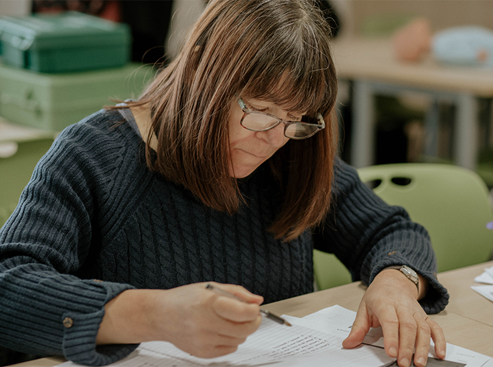 esol student writing