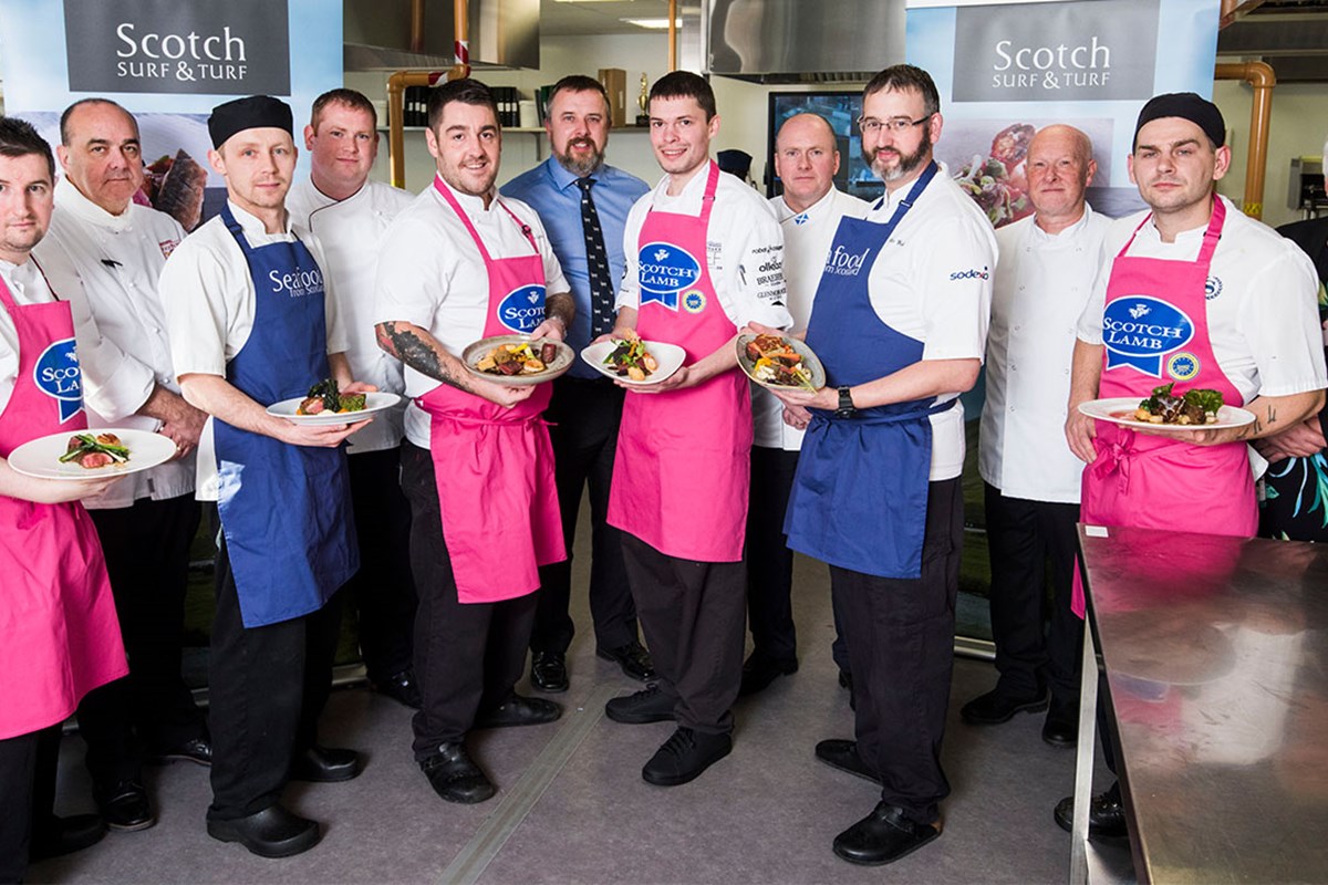 Fife College Hosts Final of Scotch Lamb PGI Surf ‘n’ Turf Chef of the Year competition 