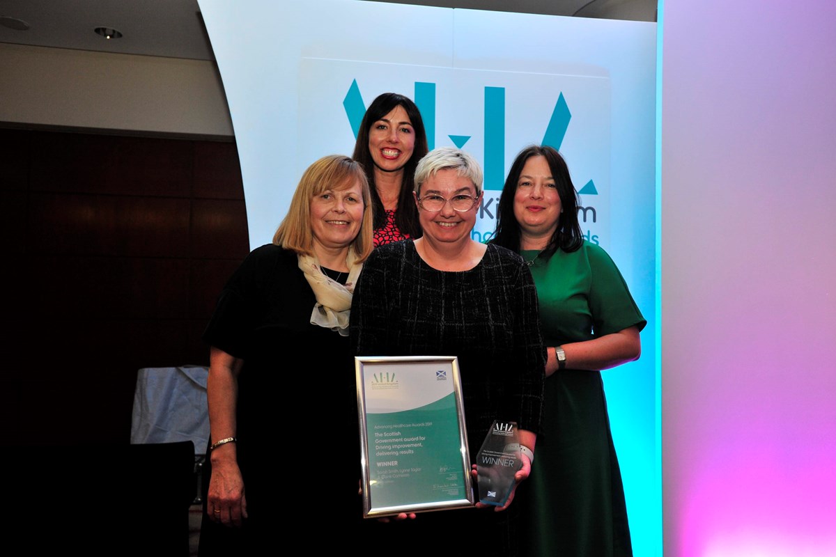Partnership Win for Fife College and NHS Lothian at NHS Awards