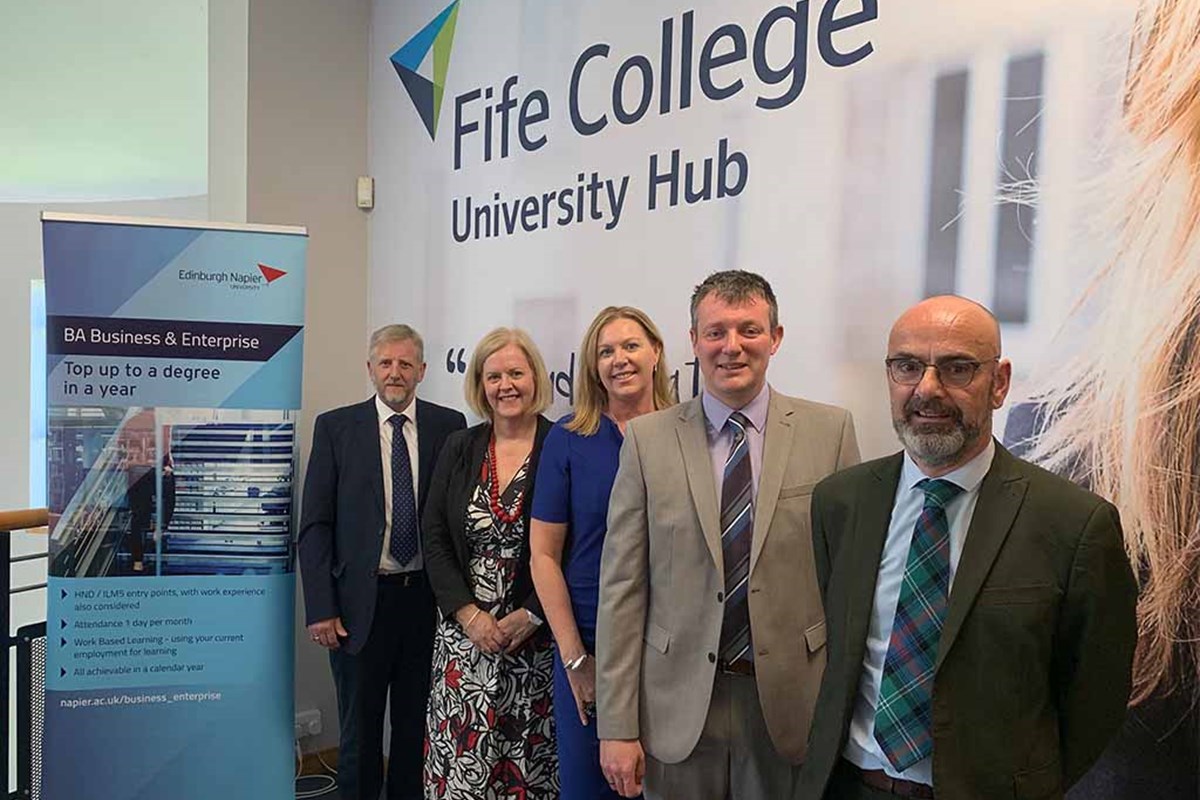 Innovative degree programme helps Fife businesses revitalise local economy