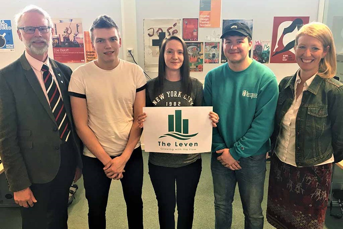 Students are on Brand with River Leven Programme
