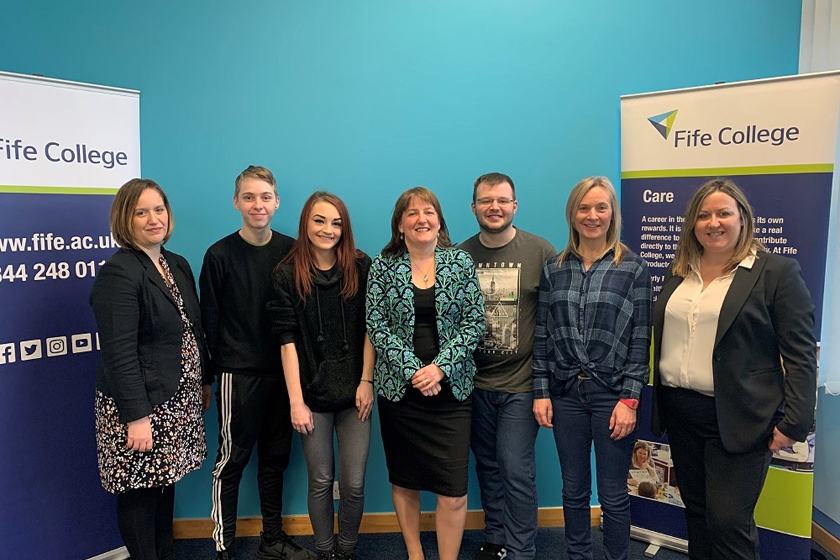 Minister for Children and Young People visits Fife College 