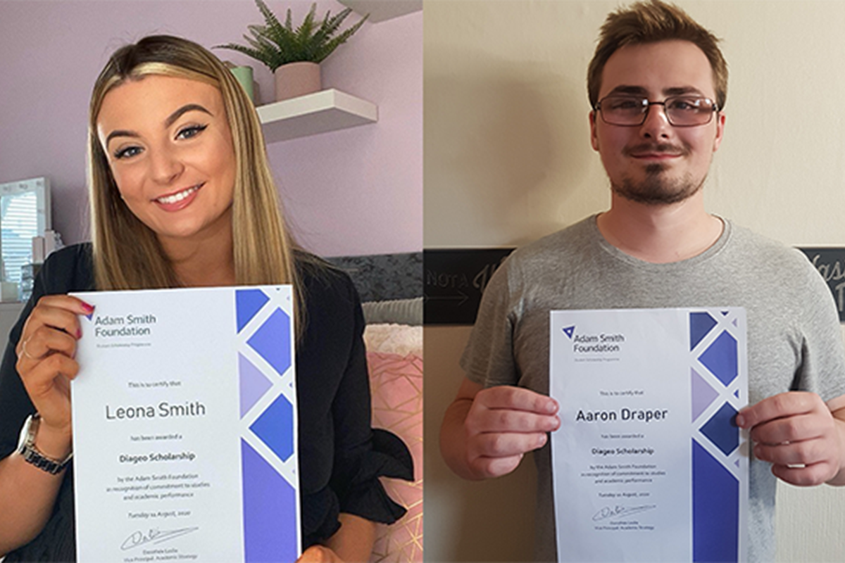 Diageo Scholarship delight for Leona and Aaron 