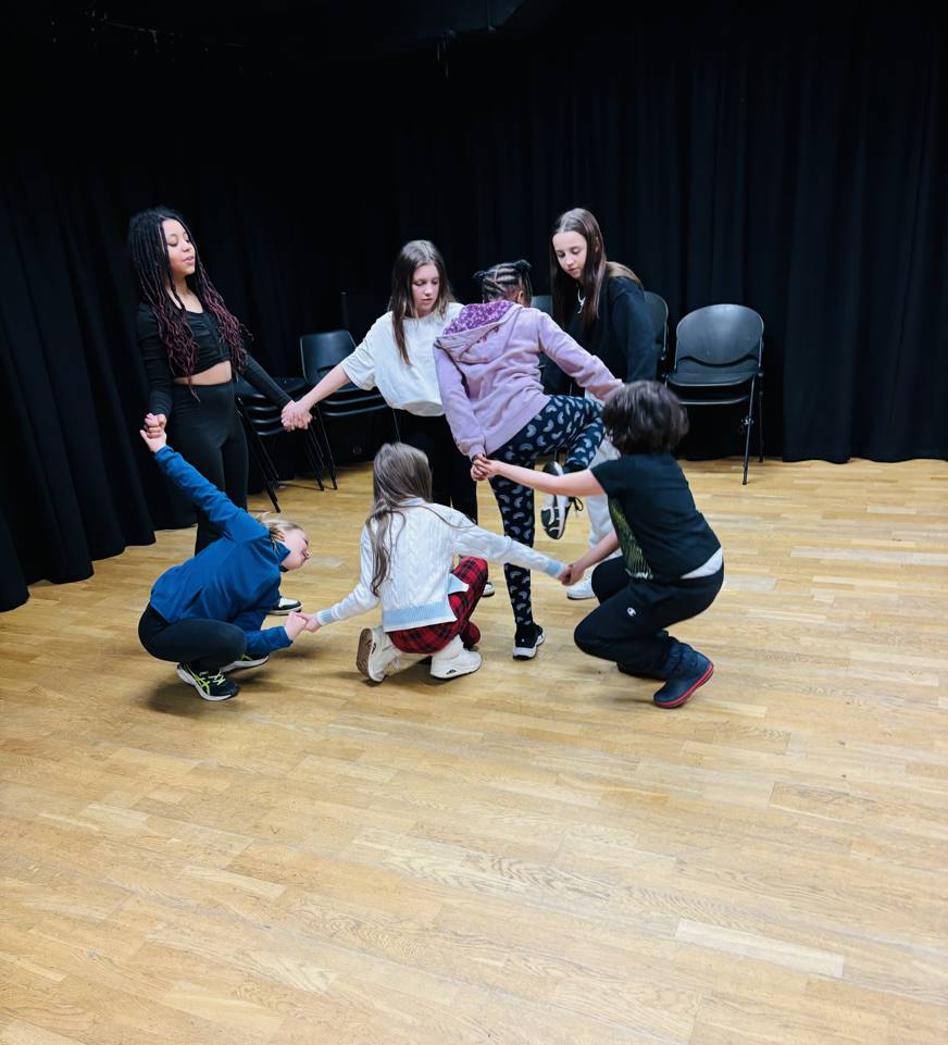 group of children acting