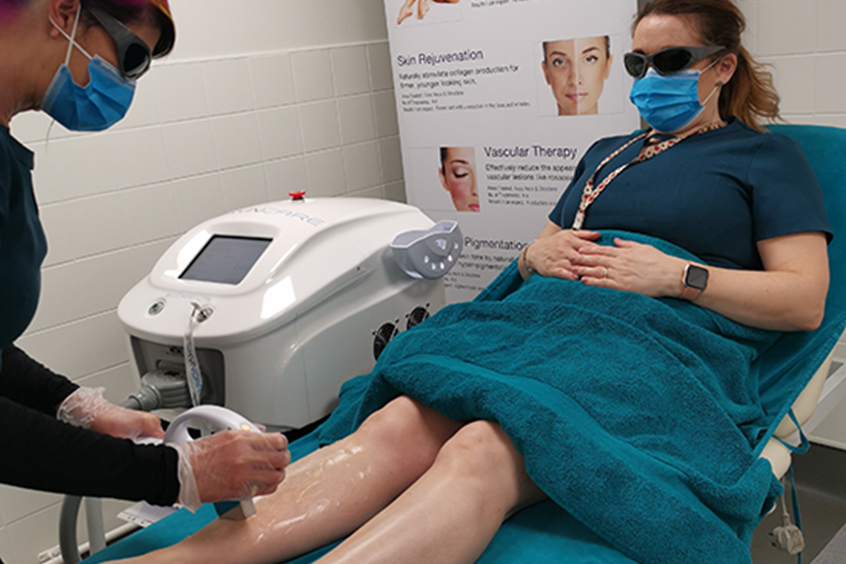 Students at Fife College first to be offered training in new laser skincare technology