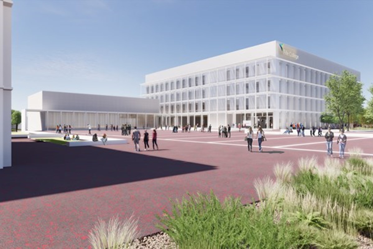 Dunfermline Learning Campus Artist Impression of building