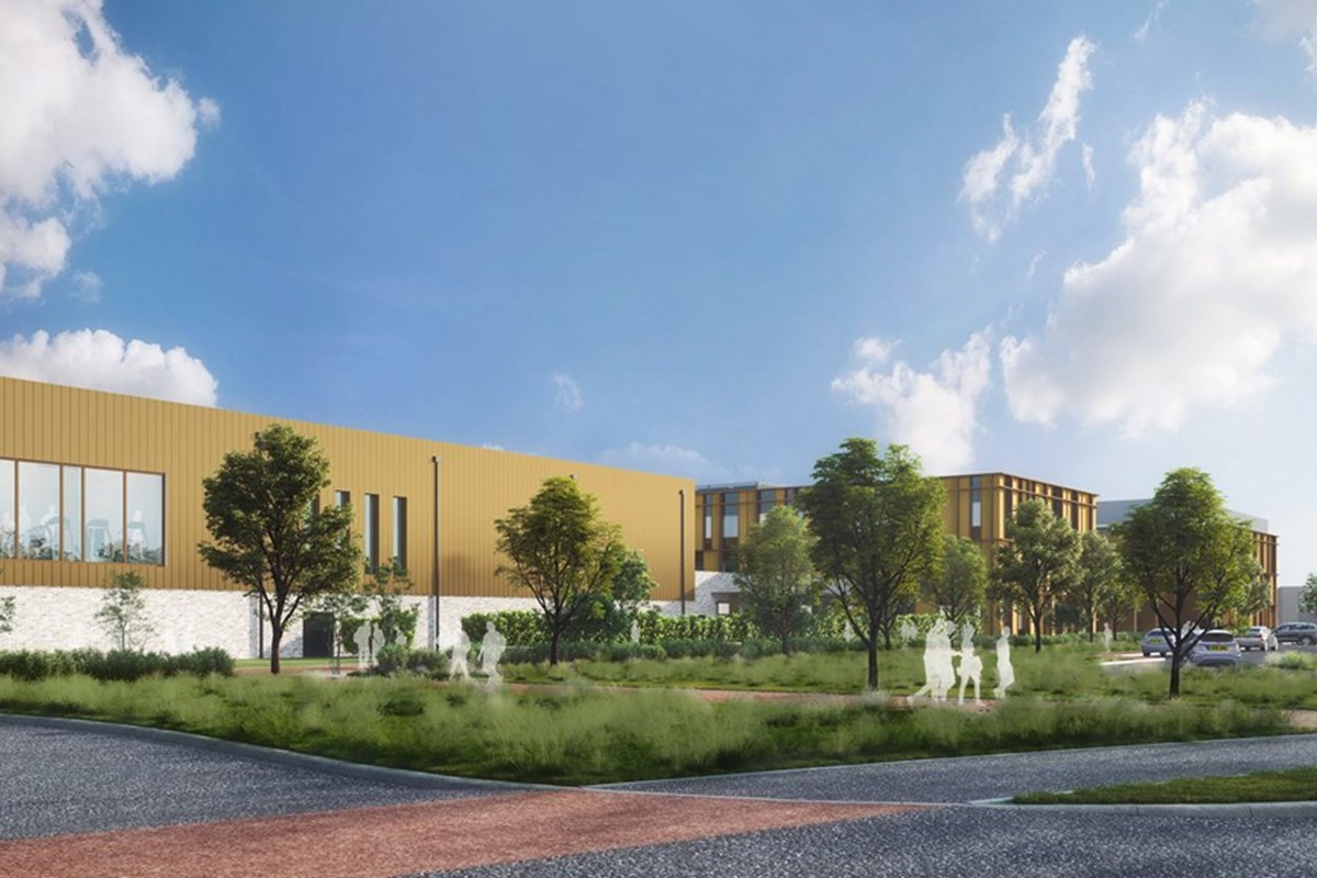 proposed artwork image of dunfermline learning campus 