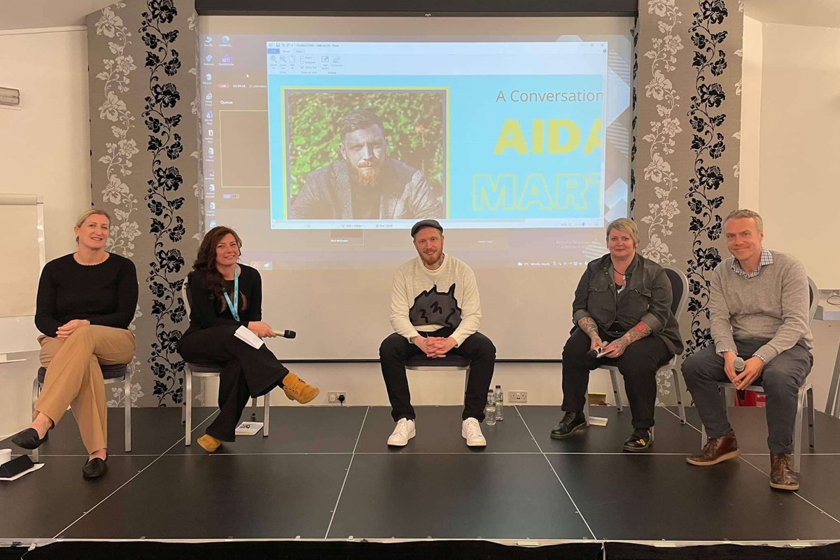 Author shares life experience with Fife College students and staff at wellbeing event