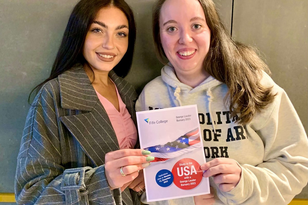 USA trip of a lifetime for two Fife College students