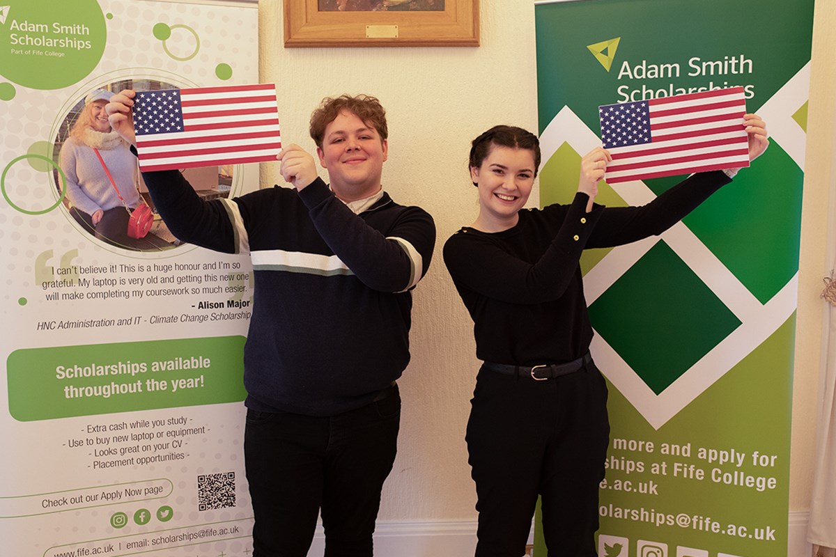 Students Julia and Ryan preparing for once-in-a-lifetime trips to the USA