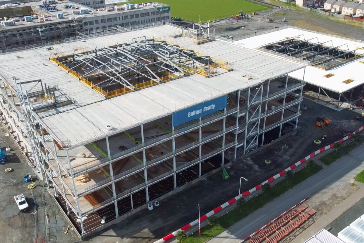 Fife College’s new campus one of first in the UK to use carbon-reducing hybrid materials