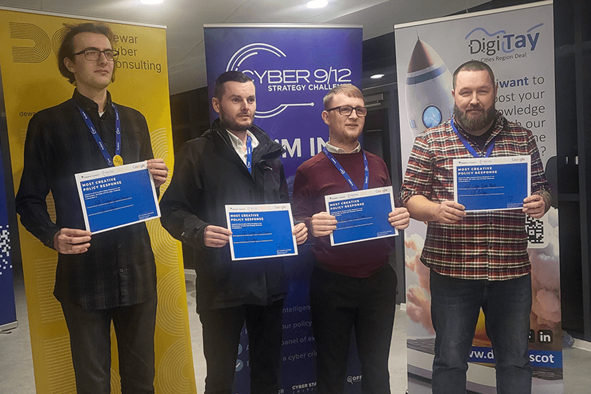 Fife College cyber students lauded by leading international security group