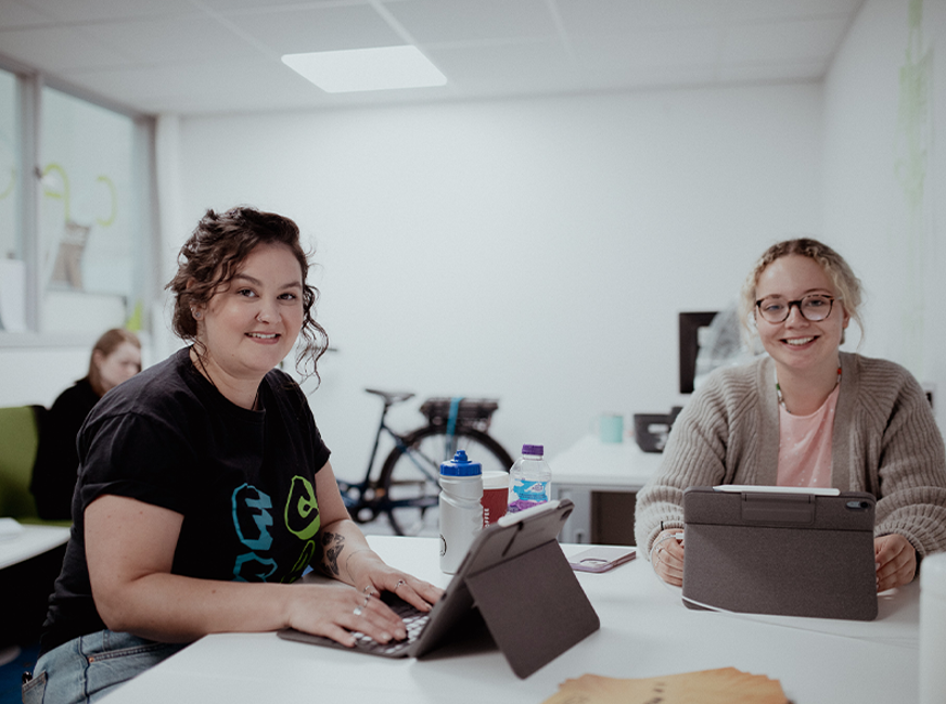 fcsa staff members smiling at camera