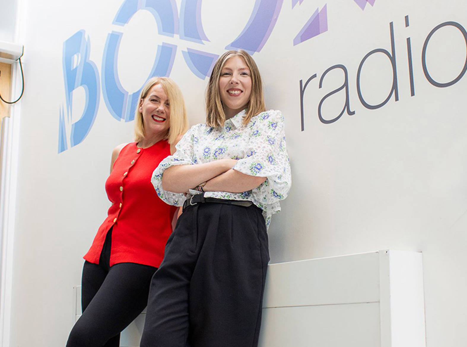 Sharrell Carroll and Naomi Wadsworth are pictured at Fife College's Glenrothes Campus. Credit: Jazmyn Gallacher.